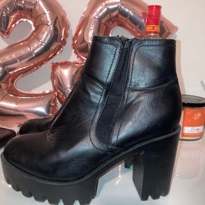 Chunky Platform Booties